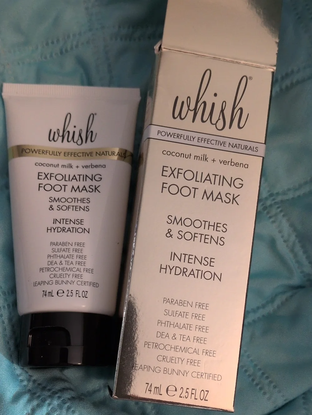 Whish Exfoliating Foot Mask Smooths & Softens Intense Hydration!